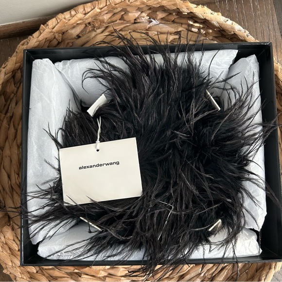 NIB Alexander Wang Black Heart Pillow Clutch - Picture 4 of 10